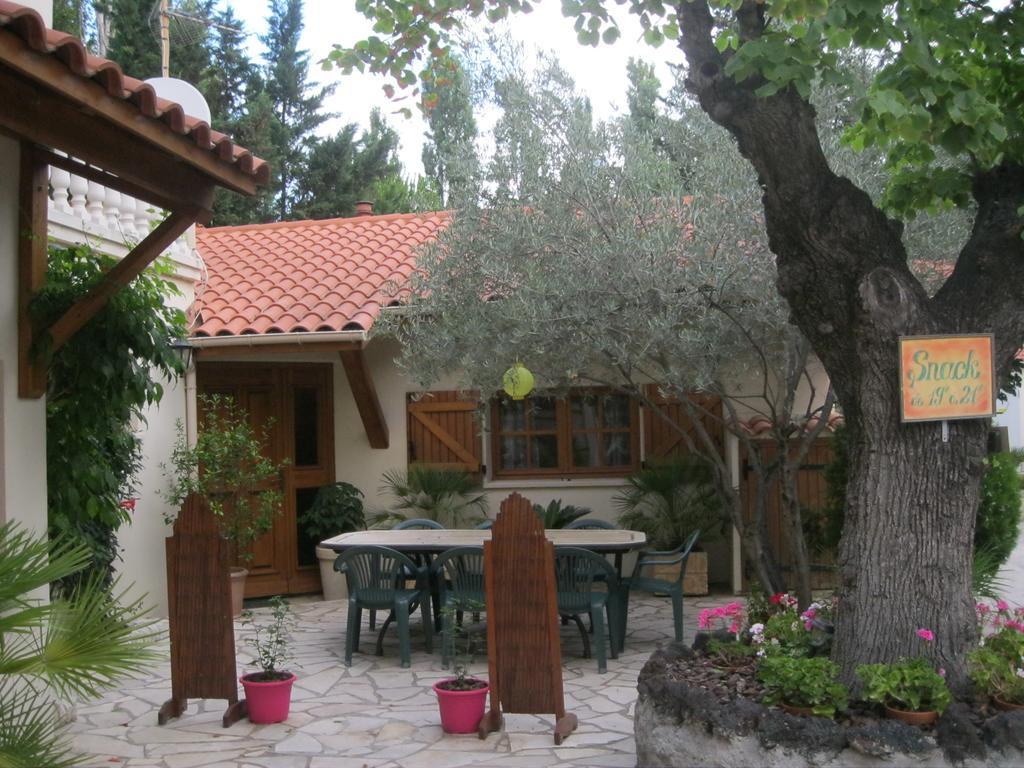 Camping Le Rebau Montblanc Esterno foto