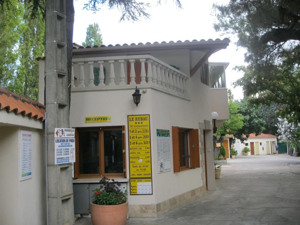 Camping Le Rebau Montblanc Esterno foto